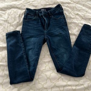 Abercrombie super high rise skinny jeans